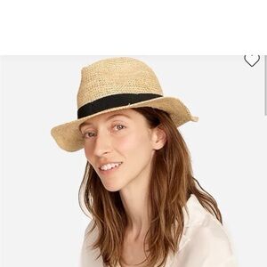 J CREW Straw Hat